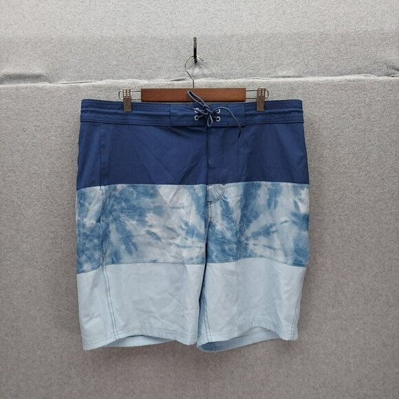 Old Navy Swim Trunks NWT Size 36 X 10 California Board Shorts Blue Unlined - Picture 1 of 7
